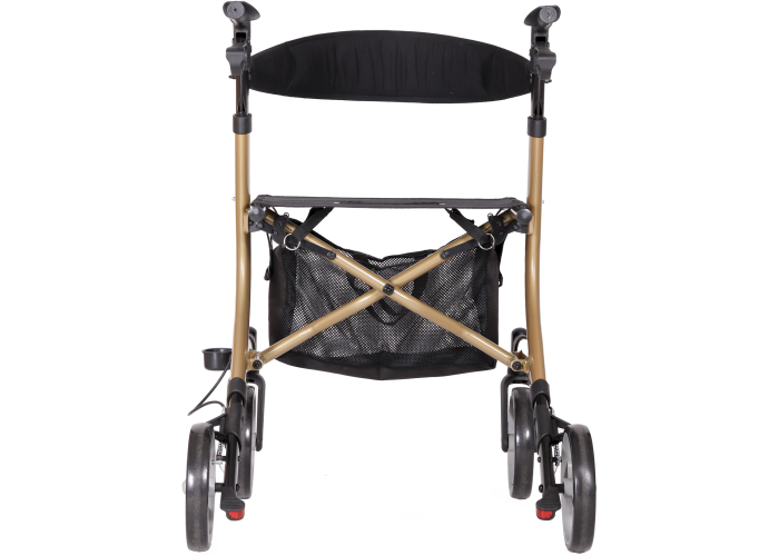 Chodítko čtyřkolové ALU 90-2163 pohled zezadu