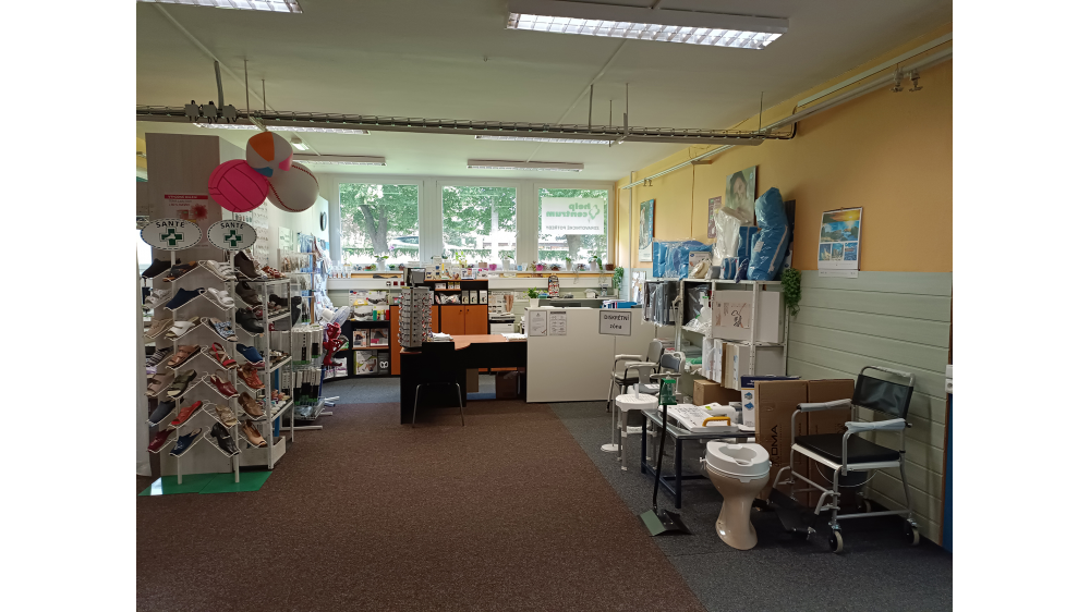 Interiér prodejny PARDUBICE